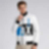 Monochrome Zip Track Jacket
