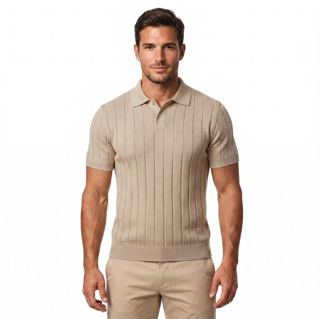 Slim Fit Polo Shirt - 50% OFF