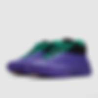 Dame X Purple Rush Core Black Court Green Trainers