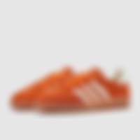 Gazelle Indoor Orange Off White Gold Metallic Trainers