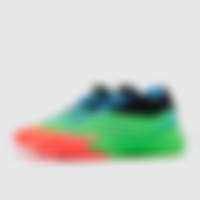 Dame X Lime Burst Signal Coral Blue Burst Trainers