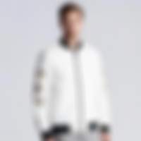 Statement Bomber Jacket in White