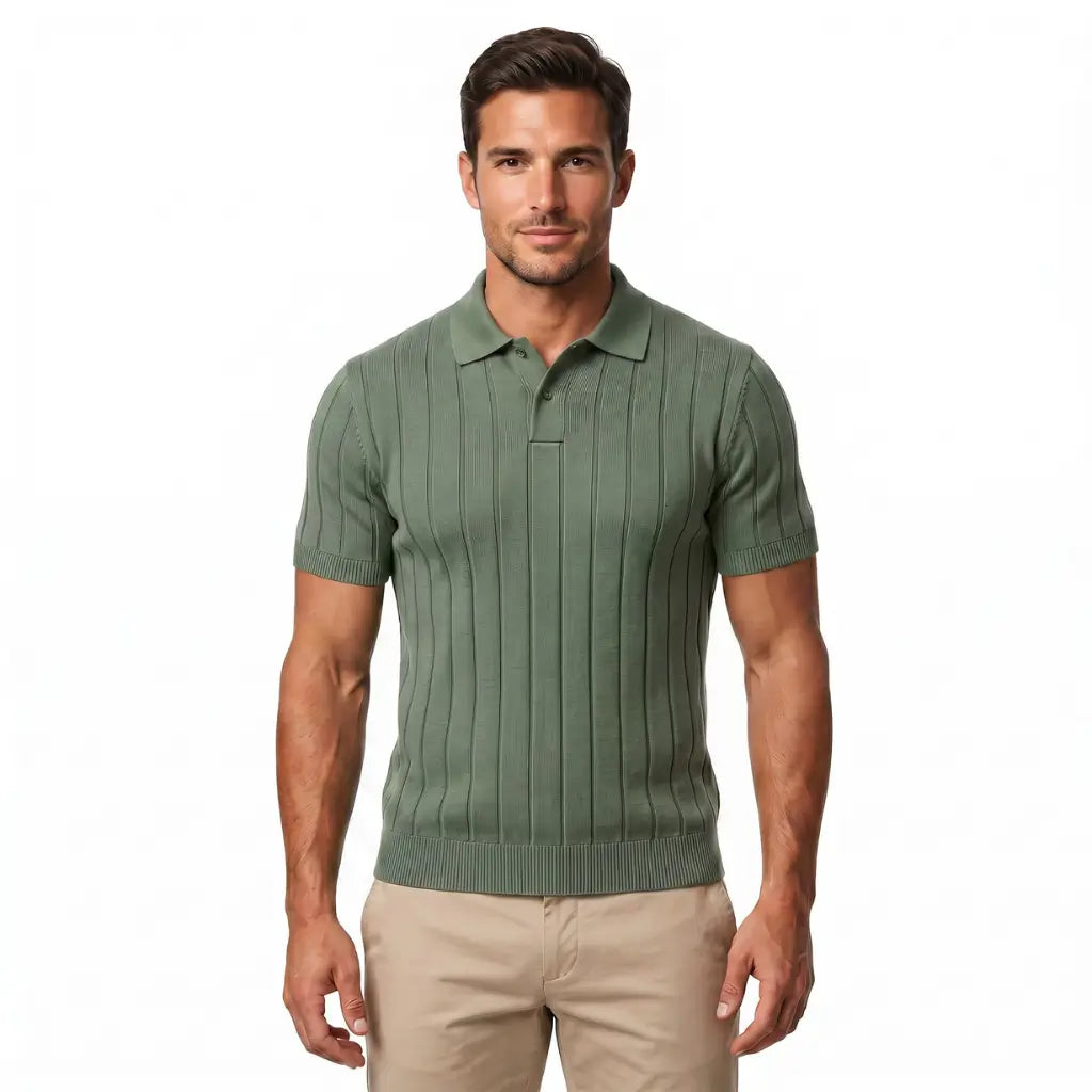 Slim Fit Polo Shirt - 50% OFF