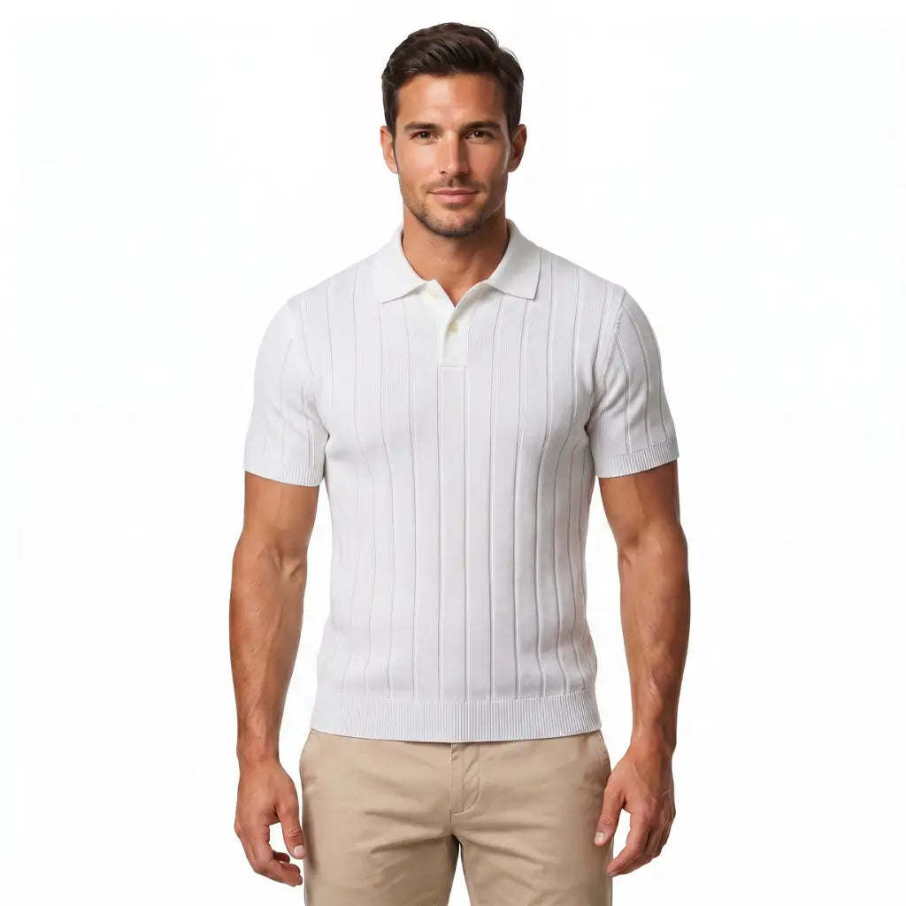 Slim Fit Polo Shirt - 50% OFF