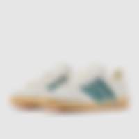 Gazelle Indoor Cream White Collegiate Green Gum Trainers