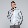 Three-Stripe Hooded Windbreaker Jacket