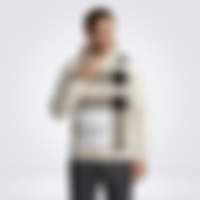 Burberry London Check Pattern Hoodie - Cream