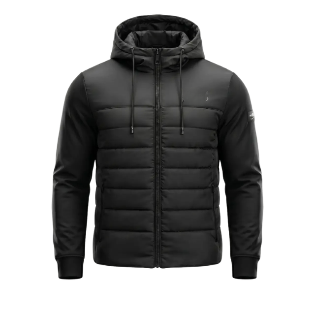 Black Urban Puffer Jacket - Limited Edition